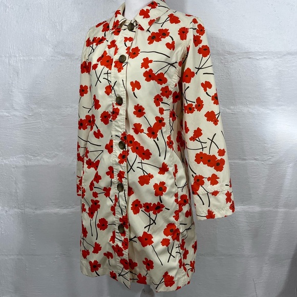 LANDS' END FLORAL POPPY RAIN COAT - Picture 13 of 16